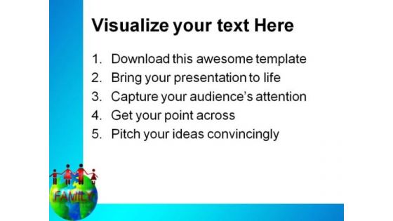 Family World Global PowerPoint Themes And PowerPoint Slides 0511