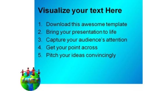 Family World Global PowerPoint Themes And PowerPoint Slides 0511