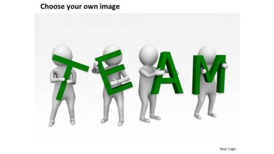 Famous Business People 3d Men Team PowerPoint Templates