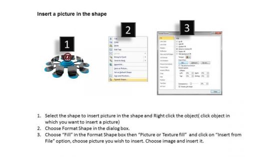 Famous Business People Networking With Laptops Internet PowerPoint Templates