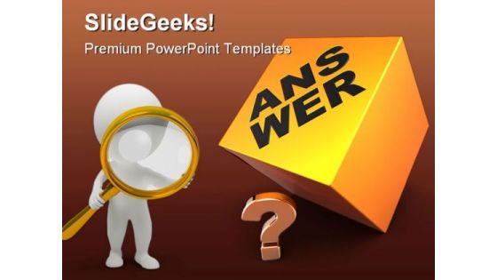 Faq Technology PowerPoint Background And Template 1210