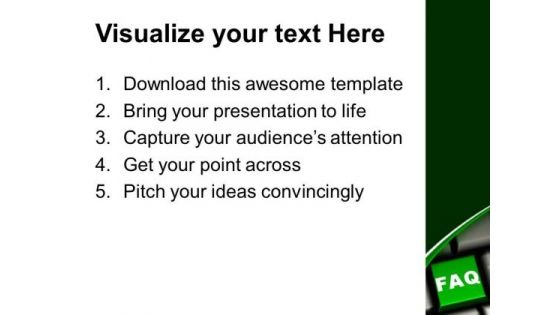 Faq Web Concept Internet PowerPoint Templates And PowerPoint Themes 1112