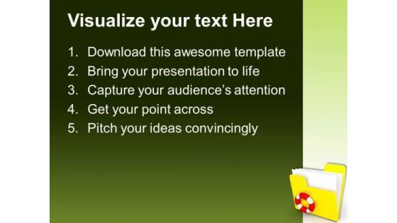 Files And Folders Computer Internet PowerPoint Templates And PowerPoint Themes 0812