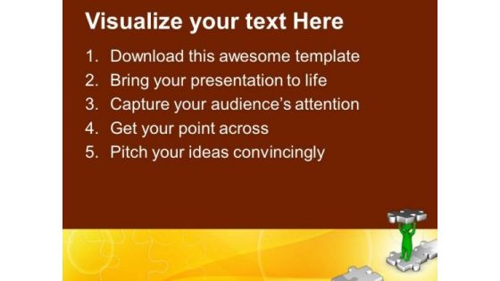 Fill The Gap And Make Bridge PowerPoint Templates Ppt Backgrounds For Slides 0513