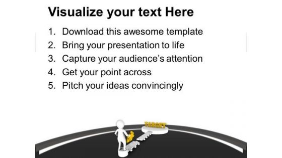 Fill The Gap Of Target Achievement Bridge PowerPoint Templates Ppt Backgrounds For Slides 0713