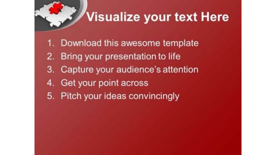 Fill The Gaps With Right Parts PowerPoint Templates Ppt Backgrounds For Slides 0613