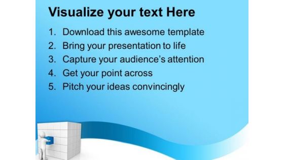 Fill The Hole In Process PowerPoint Templates Ppt Backgrounds For Slides 0713