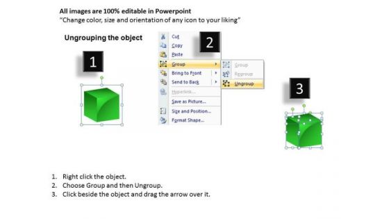 Final Piece 3d Blocks PowerPoint Templates