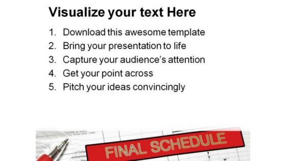 Final Schedule Business PowerPoint Background And Template 1210