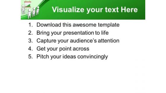 Financial Bar Graph Discussion With Team PowerPoint Templates Ppt Backgrounds For Slides 0513