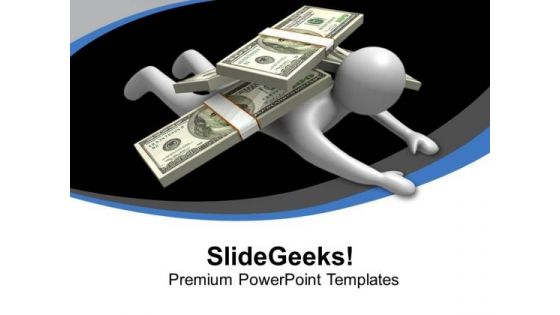Financial Burdens Can Put You Down PowerPoint Templates Ppt Backgrounds For Slides 0813