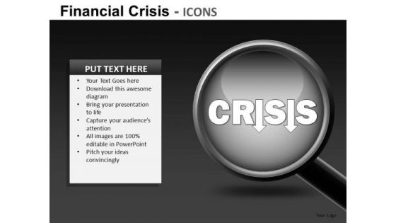 Financial Crisis Icons Ppt 22