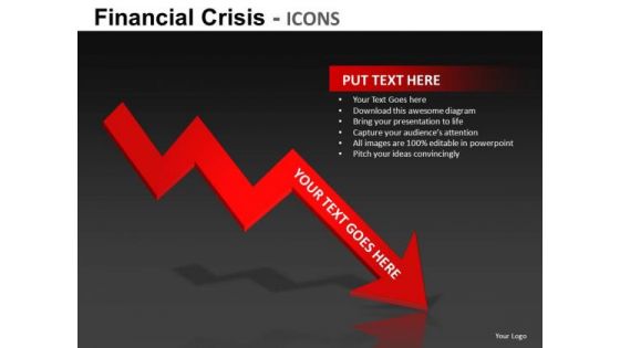 Financial Crisis Icons Ppt 4