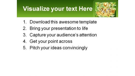 Financial Enlightened Money PowerPoint Templates And PowerPoint Backgrounds 0611