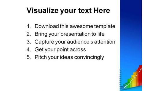Financial Graph PowerPoint Backgrounds And Templates 0111