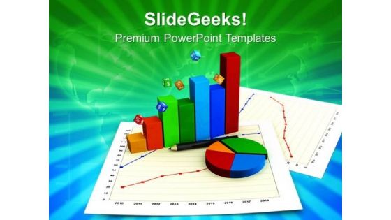 Financial Growth Chart For Business PowerPoint Templates Ppt Backgrounds For Slides 0713