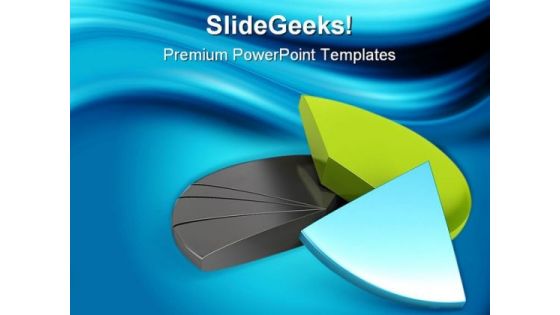 Financial Pie Chart Business PowerPoint Templates And PowerPoint Backgrounds 0411