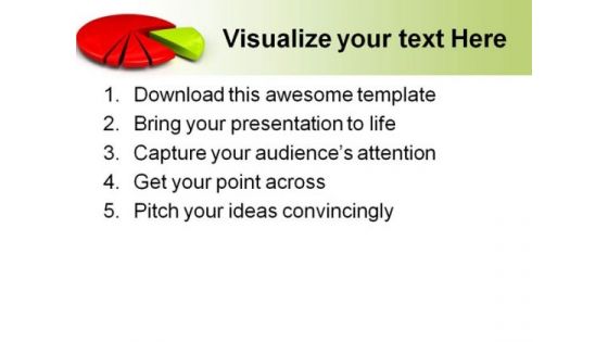 Financial Pie Chart Success PowerPoint Themes And PowerPoint Slides 0411