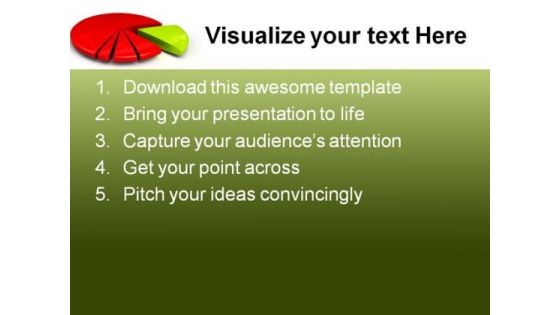 Financial Pie Chart Success PowerPoint Themes And PowerPoint Slides 0411