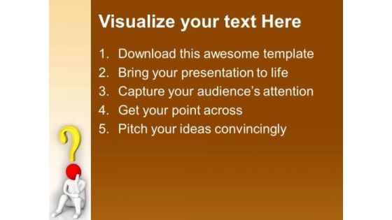 Find All Your Answer Be A Thinker PowerPoint Templates Ppt Backgrounds For Slides 0613