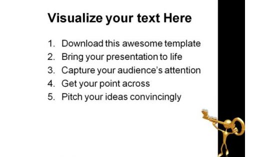 Find Key To Solution Business PowerPoint Templates And PowerPoint Backgrounds 0611