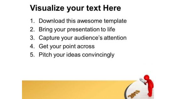 Find New Target For 2013 PowerPoint Templates Ppt Backgrounds For Slides 0413
