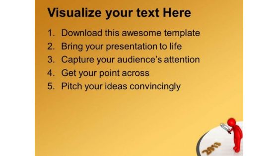 Find New Target For 2013 PowerPoint Templates Ppt Backgrounds For Slides 0413