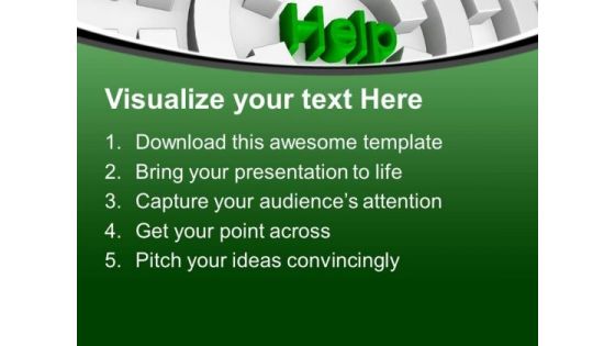 Find New Way Of Help PowerPoint Templates Ppt Backgrounds For Slides 0413