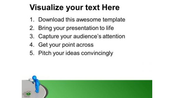 Find Right Gear For Your Process PowerPoint Templates Ppt Backgrounds For Slides 0613