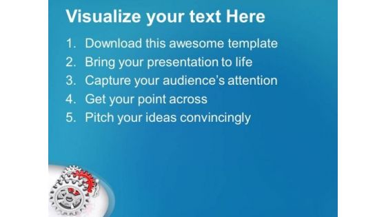 Find Right Gear Of Marketing Process PowerPoint Templates Ppt Backgrounds For Slides 0613