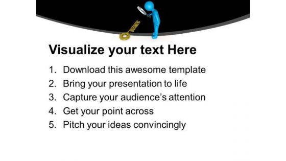 Find Right Key For Business PowerPoint Templates Ppt Backgrounds For Slides 0713