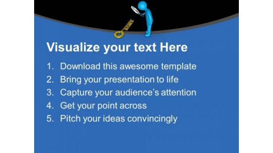 Find Right Key For Business PowerPoint Templates Ppt Backgrounds For Slides 0713