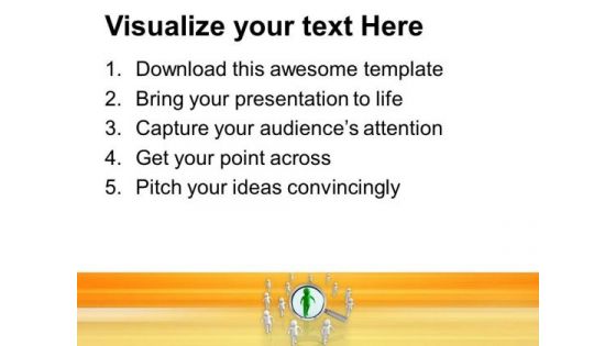 Find Right Person By Sharp Vision Business PowerPoint Templates Ppt Backgrounds For Slides 0413
