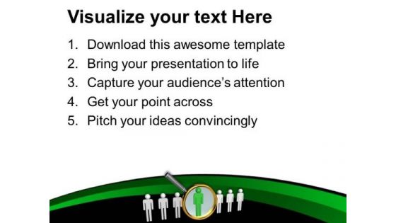 Find Right Person For Business PowerPoint Templates Ppt Backgrounds For Slides 0613