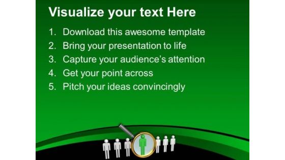 Find Right Person For Business PowerPoint Templates Ppt Backgrounds For Slides 0613