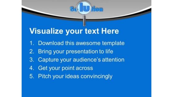 Find Solution Of Root Cause PowerPoint Templates Ppt Backgrounds For Slides 0413