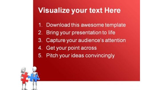 Find Solution Puzzle Teamwork PowerPoint Templates And PowerPoint Backgrounds 0411
