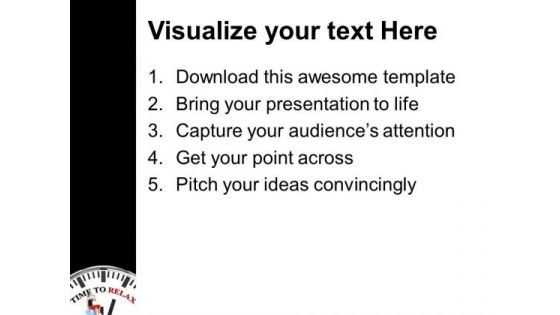 Find Some Time To Relax PowerPoint Templates Ppt Backgrounds For Slides 0713