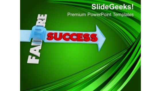 Find Success And Jump Failure PowerPoint Templates Ppt Backgrounds For Slides 0713