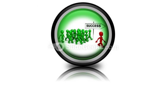 Find Success PowerPoint Icon Cc
