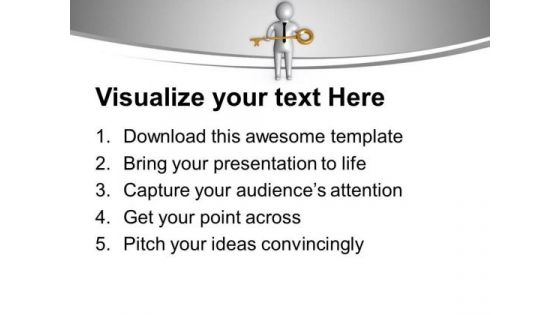 Find The Correct Key For Growth PowerPoint Templates Ppt Backgrounds For Slides 0713