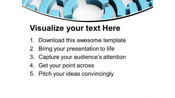 Find The Correct Path For Solution PowerPoint Templates Ppt Backgrounds For Slides 0513