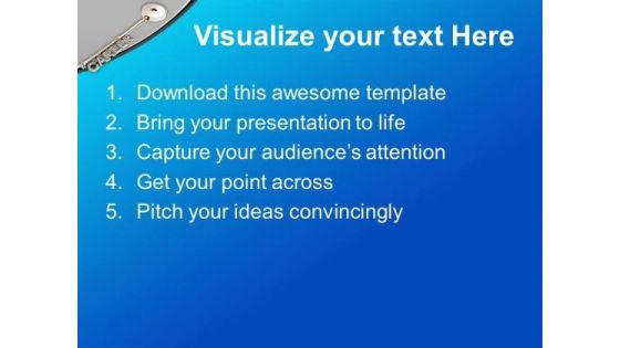 Find The Key For Success In Career PowerPoint Templates Ppt Backgrounds For Slides 0513