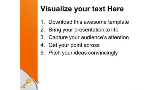 Find The Key Of Success PowerPoint Templates Ppt Backgrounds For Slides 0513