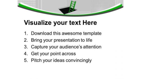 Find The Ladder Of Right Path PowerPoint Templates Ppt Backgrounds For Slides 0613