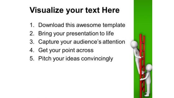 Find The Ladder Of Success PowerPoint Templates Ppt Backgrounds For Slides 0613