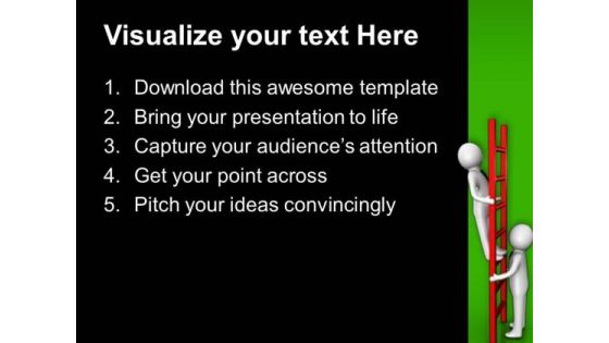 Find The Ladder Of Success PowerPoint Templates Ppt Backgrounds For Slides 0613