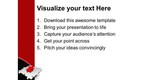 Find The Lost Part Business Solution PowerPoint Templates Ppt Backgrounds For Slides 0613