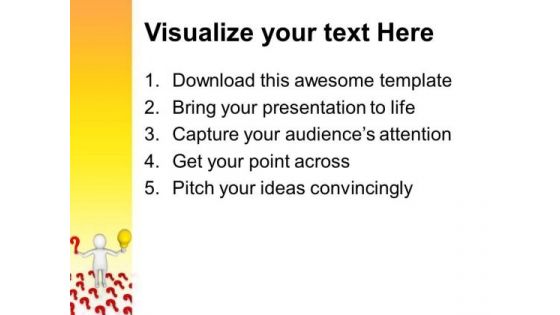 Find The New Idea For Problem Solving PowerPoint Templates Ppt Backgrounds For Slides 0713