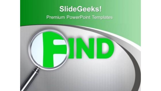 Find The New Ideas PowerPoint Templates Ppt Backgrounds For Slides 0613